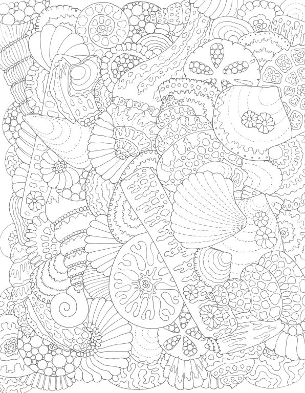 Ocean Wonders A Sea-Life Colouring Book