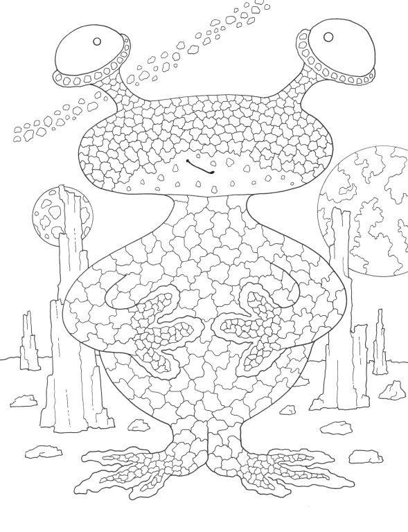 My Fun Alien Monster Colouring Book